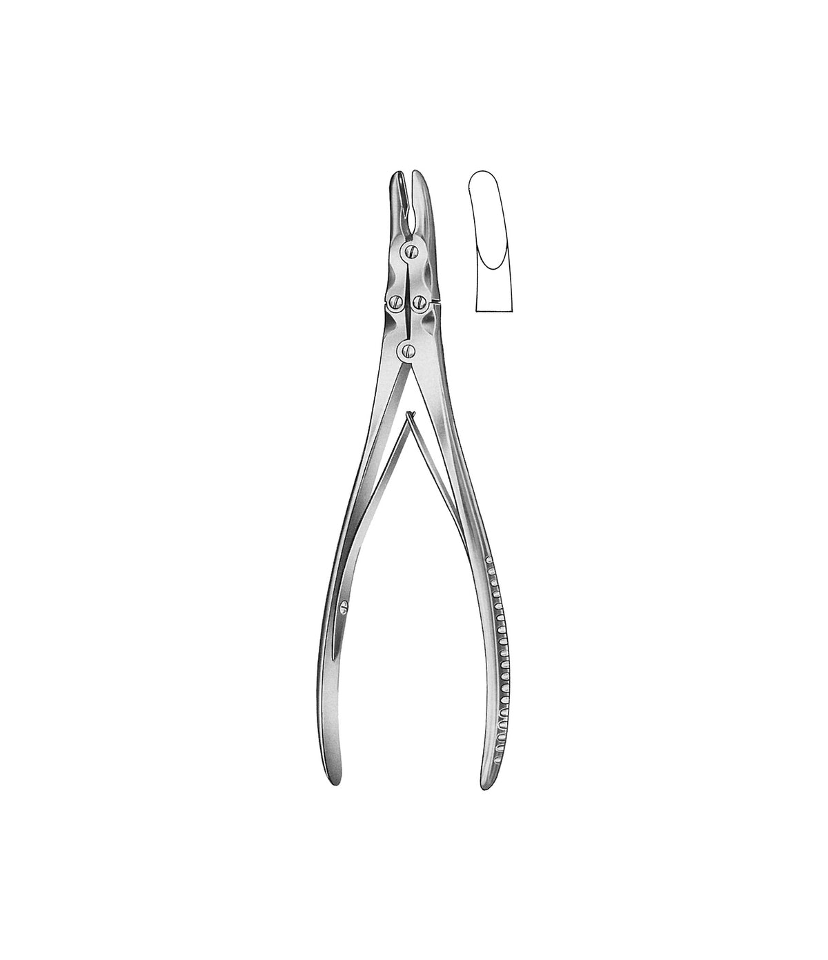 Roettgen-Ruskin Bone Rongeurs 24.0cm — Stark Medical Pty Ltd