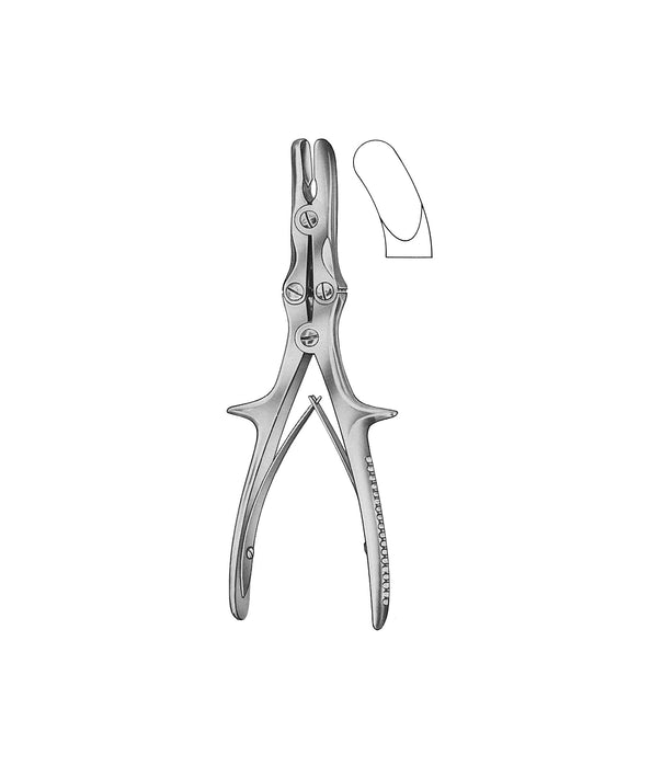 Stille-Luer Bone Rongeurs Curved 22.0cm