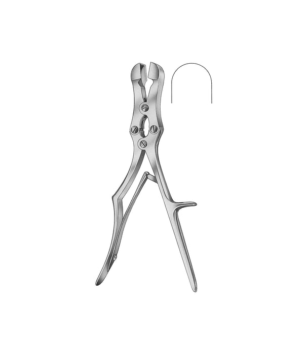 Sauerbruch Bone Rongeurs 30.0cm Round