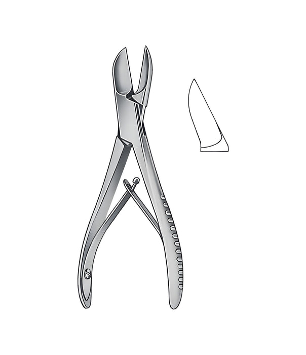 Liston Bone Cutting Forceps Curved 17cm