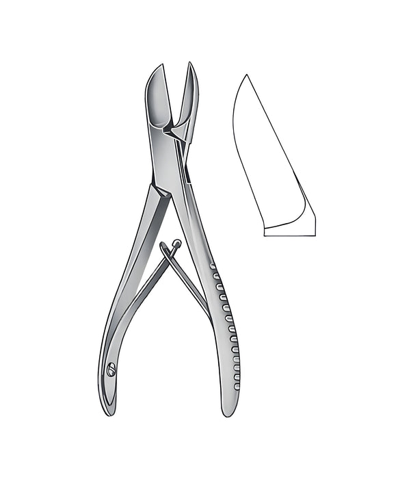 Liston Bone Cutting Forceps Curved 19cm