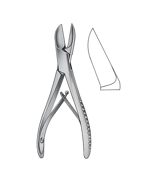 Liston Bone Cutting Forceps Curved 22cm