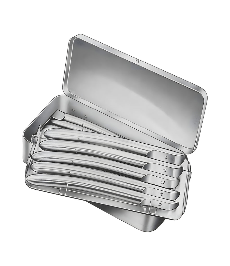 Hegar Dilattors Set 4-17 mm Metal Case