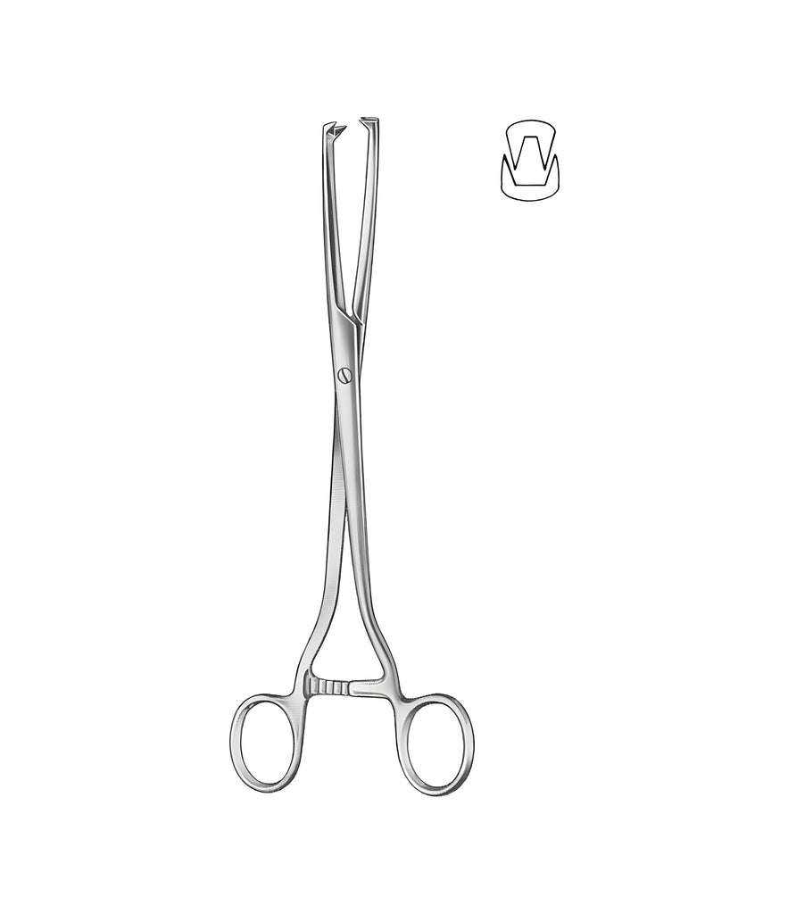 Museux Tenaculum Forceps Straight 24 cm 6mm