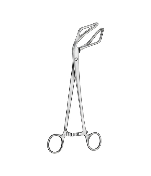 Somer Uterine Elevat.Forceps Curved 23 cm