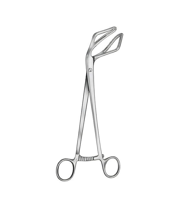 Somer Uterine Elevat.Forceps Curved 23 cm