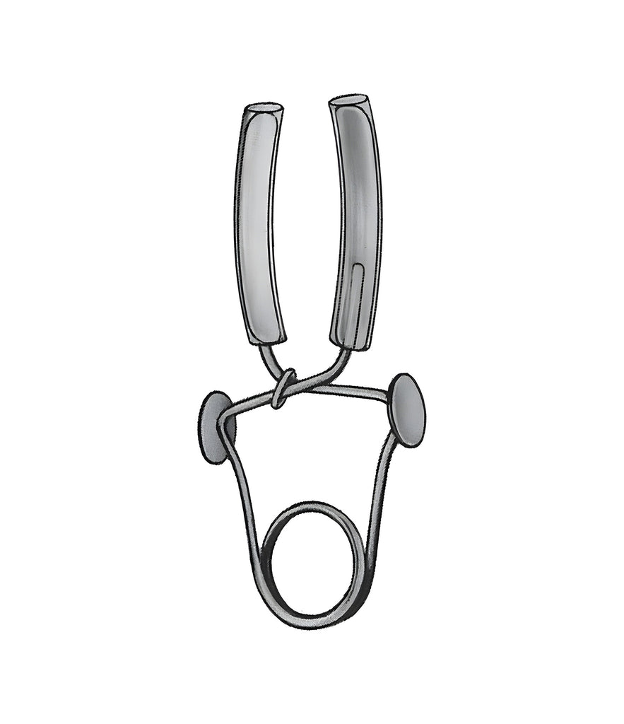 Strauss Meatus Clamp With Rubber Cover
