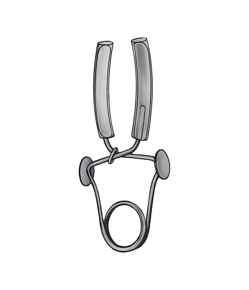 Strauss Meatus Clamp With Rubber Cover