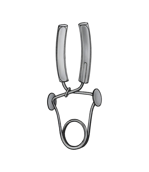 Strauss Meatus Clamp With Rubber Cover