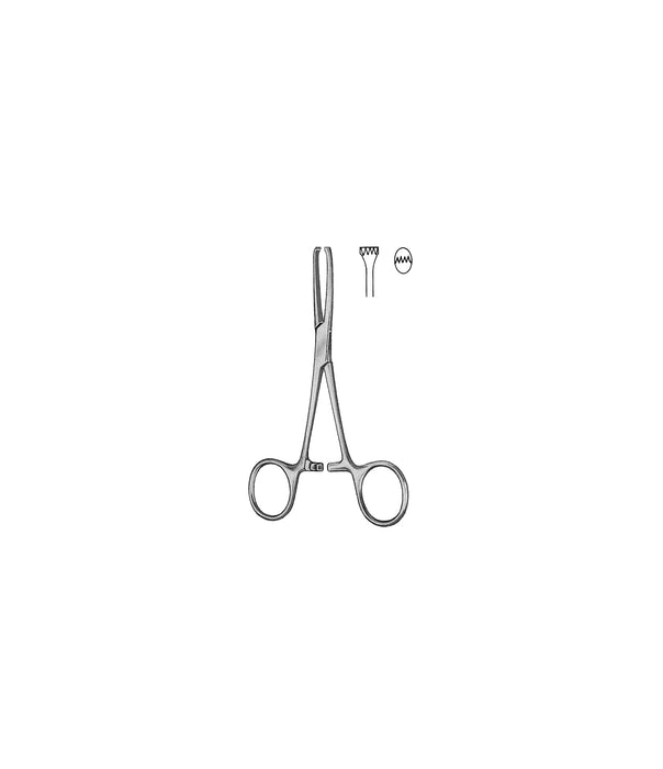 Allis-Baby Tissue Seiz.Forceps 4x5 Toothed 12.5cm