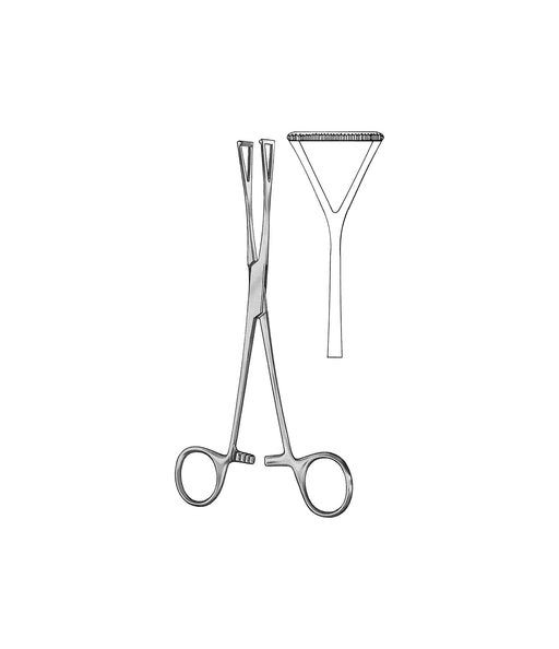 Duval Int.Tissue Forceps Large 23cm