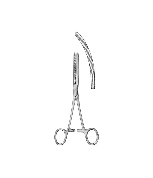 Baby-Doyen Int.Clamp Forceps Curved 18cm