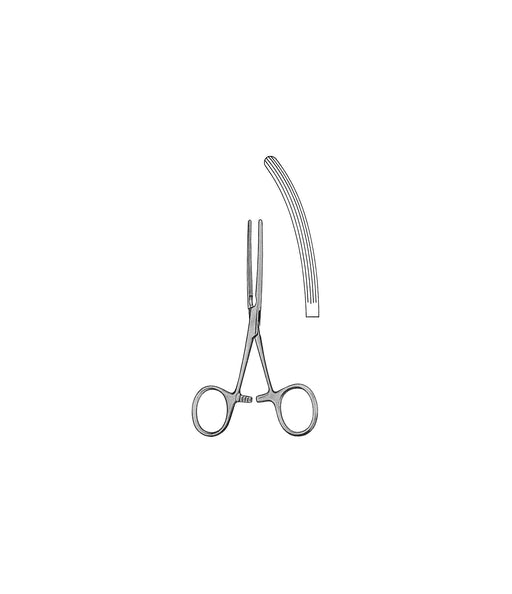 Baby-Kocher Int.Clamp Forceps Curved13.0cm