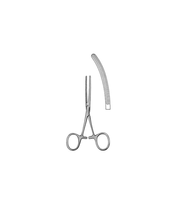 Baby-Kocher Int.Clamp Forceps Curved13.0cm