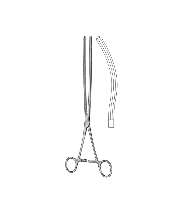 Kocher Int.Clamp Forceps Curved Elastic 22.0cm