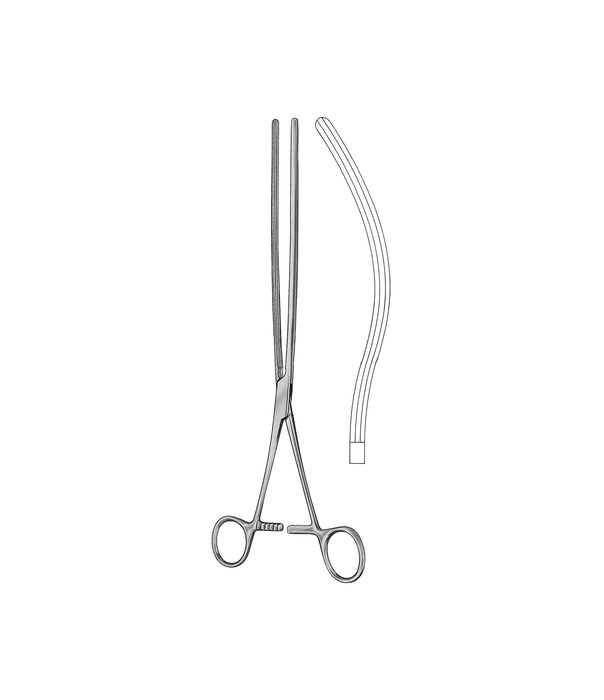 Kocher Int.Clamp Forceps Curved Elastic 25.0cm