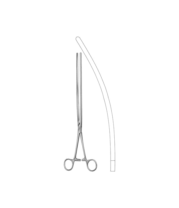 Scudder Intestinal Clamp Forceps Curved 25.0cm