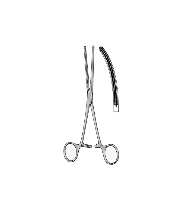 Doyen Atraumatic Intestinal Clamp Forceps‚ Curved 16.0cm