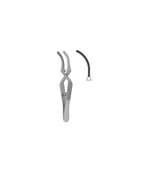 De Bakey Atrauma Bulldog Clamp Curved 8.0cm