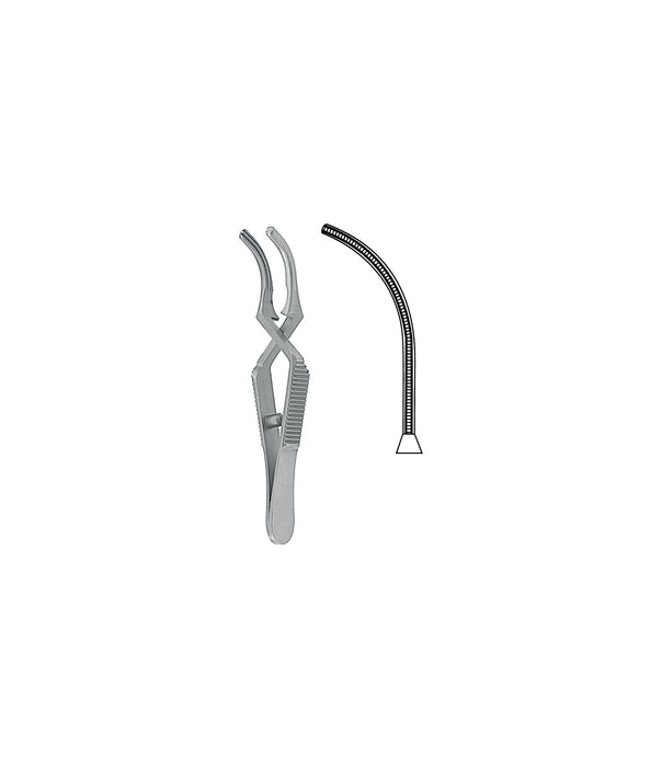 De Bakey Atrauma Bulldog Clamp Curved 10.0cm