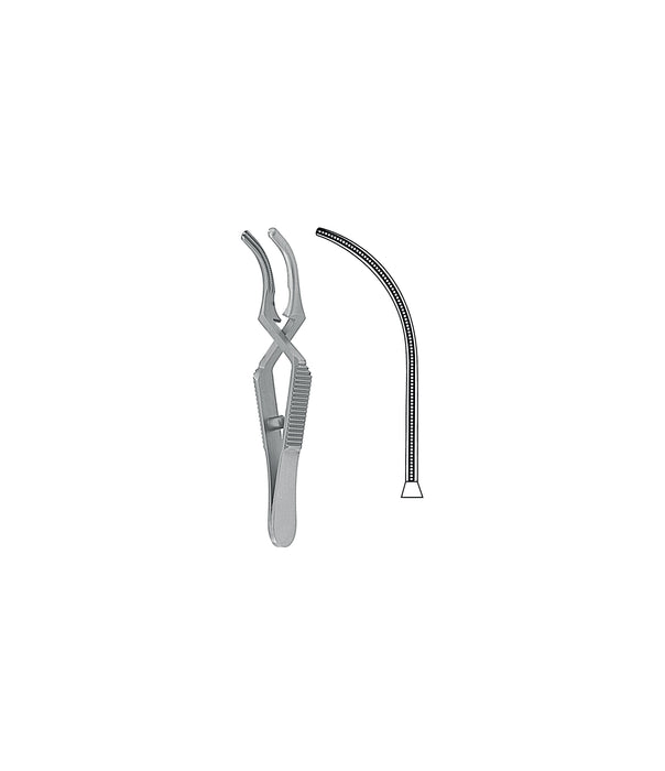 De Bakey Atrauma Bulldog Clamp Curved 11.5cm