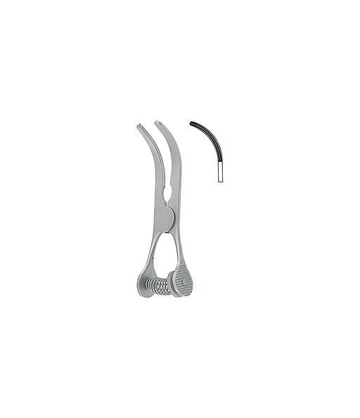 Glover Atrauma-Bulldog Clamp Curved 5.5cm