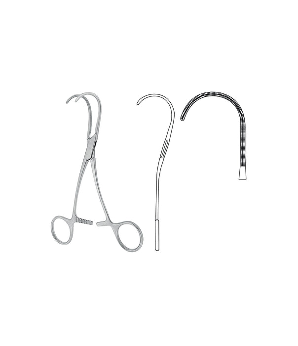 Cooley Atrauma Forceps 16cm