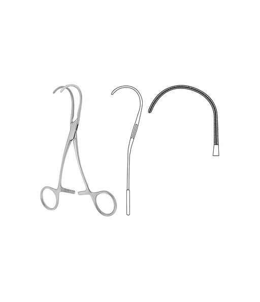 Cooley Atrauma Forceps 17cm