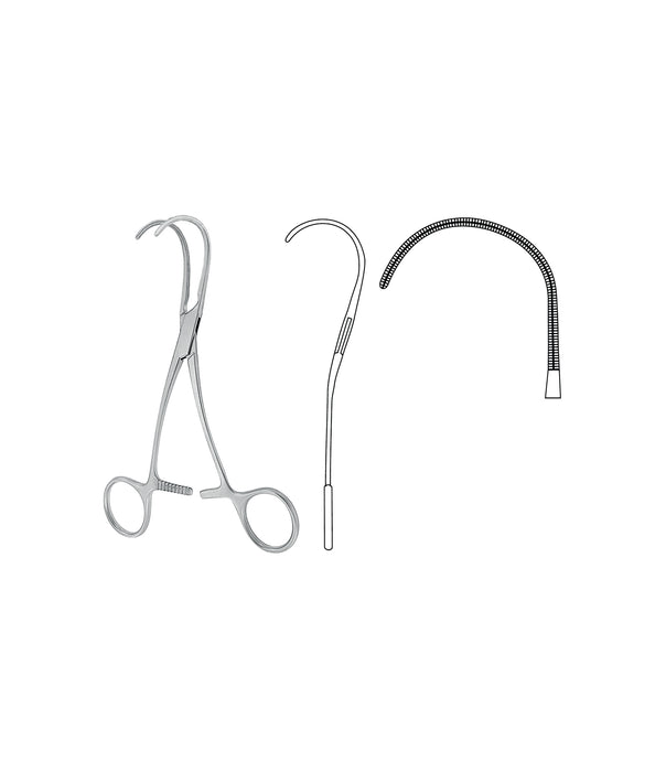 Cooley Atrauma Forceps 17cm
