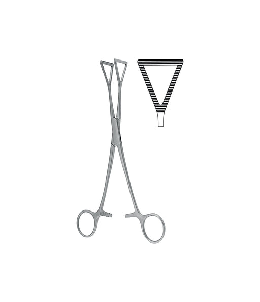 Lovelace Lung Grasping Forceps Straight