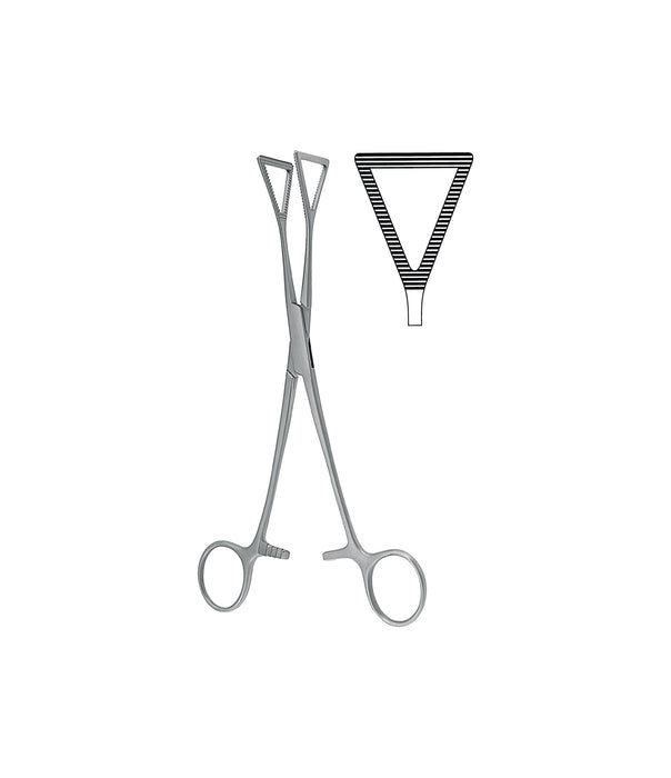 Lovelace Lung Grasping Forceps Straight