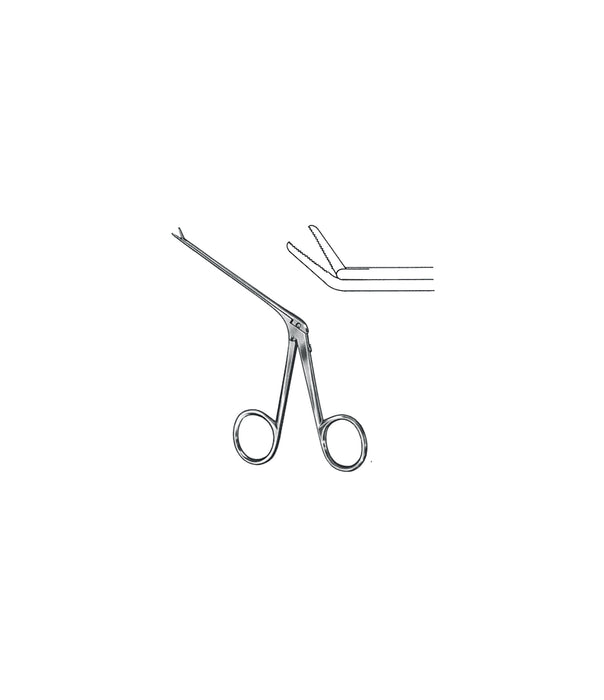 Alligator Curved Up 4.5x0.8mm Satin