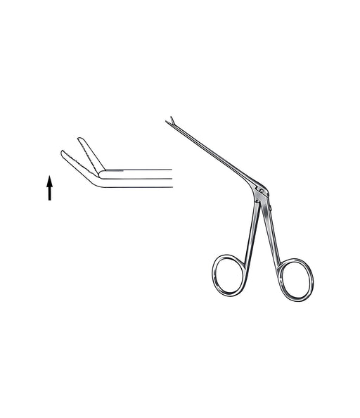 Alligator Curved Up 4.5x0.8mm Satin