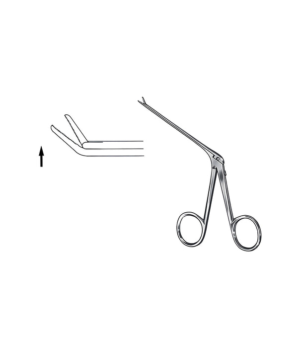 Alligator Curved Up 4.5x0.8mm Satin