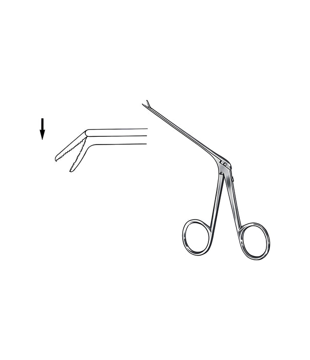 Alligator Curved Down 4.5x0.8mm Satin