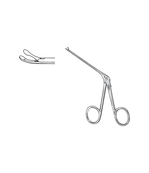 Cupped Forceps Curved Right 1.25x0.8mm Sati
