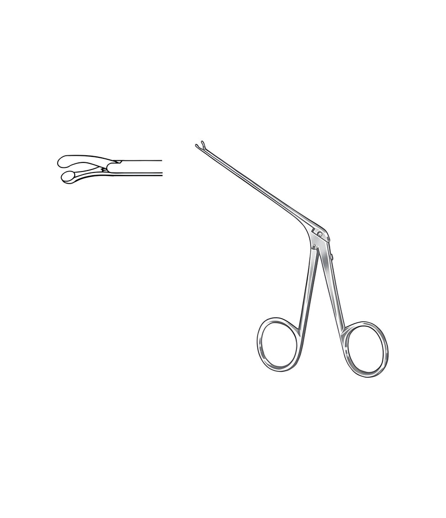 Cupped Forceps Curved Down 1.25x0.8mm Sati