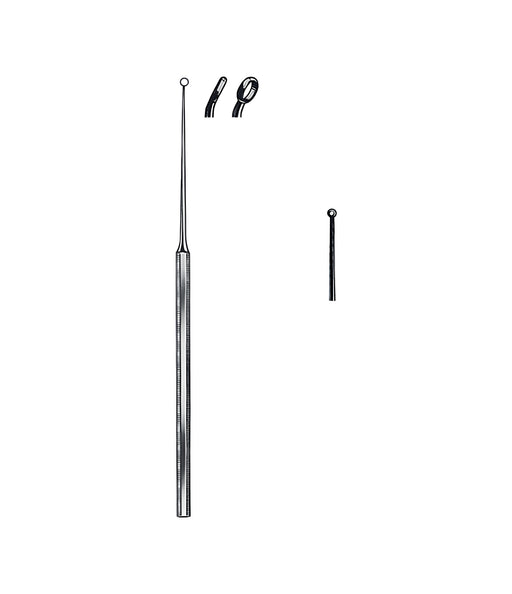 Buck Curette Blunt Curved Figure 000 16.5cm