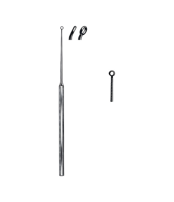 Buck Curette Blunt Curved 16.5cm Figure 1