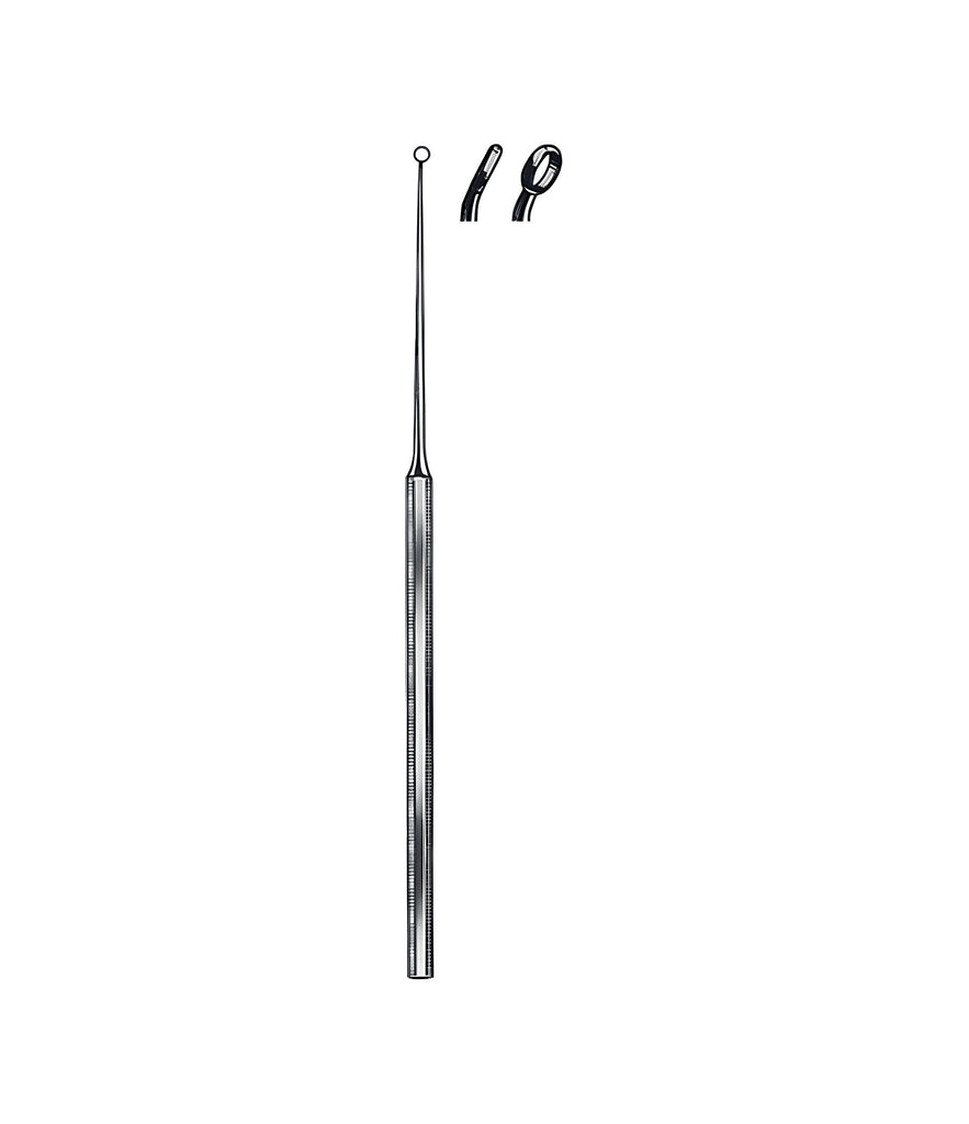 Buck Curette Sharp Curved 16.5cm Fig.0