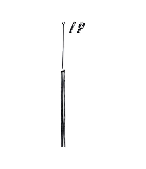 Buck Curette Sharp Curved 16.5cm Fig.0
