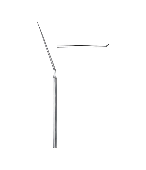 Otology Needles 0.6mm 45 degrees Upwards