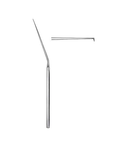 Otology Needles 1.0mm 90 degrees Downwards