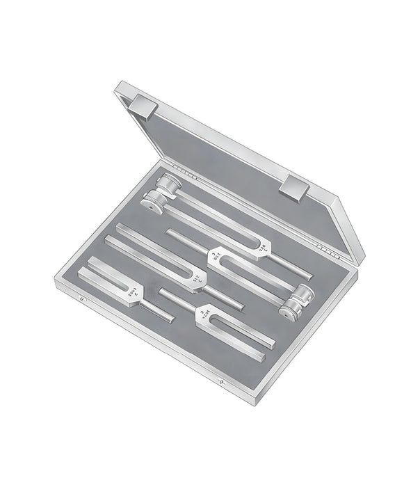 Set of 5 Tuning Forks in Aluminium