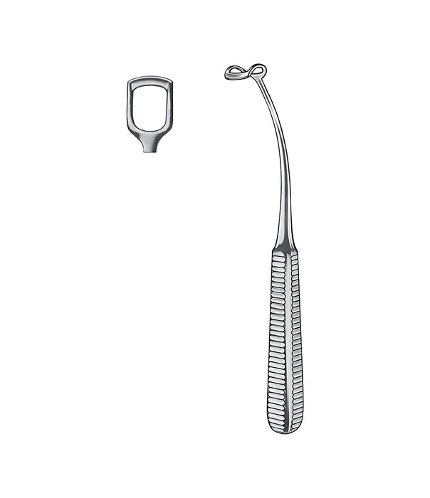Beckmann Adenoid Curette Curved 22cm Figure 1