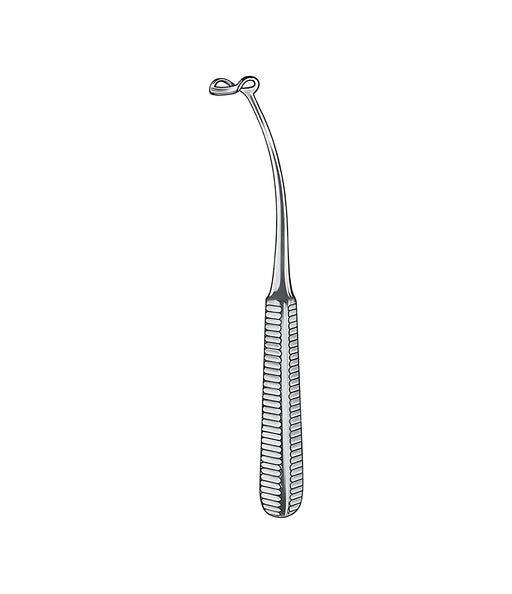 Beckmann Adenoid Curette Curved 22cm Figure 6