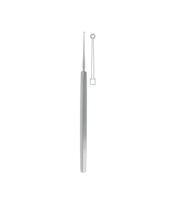 Meyerhoefer Chalazion Curette 13.0cm 3.0mm