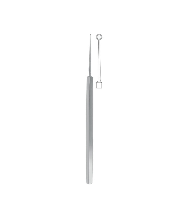 Meyerhoefer Chalazion Curette 13.0cm 3.5mm