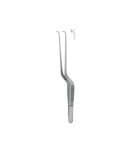 Suture Forceps Curved 18.5cm