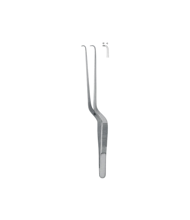 Suture Forceps Curved 18.5cm